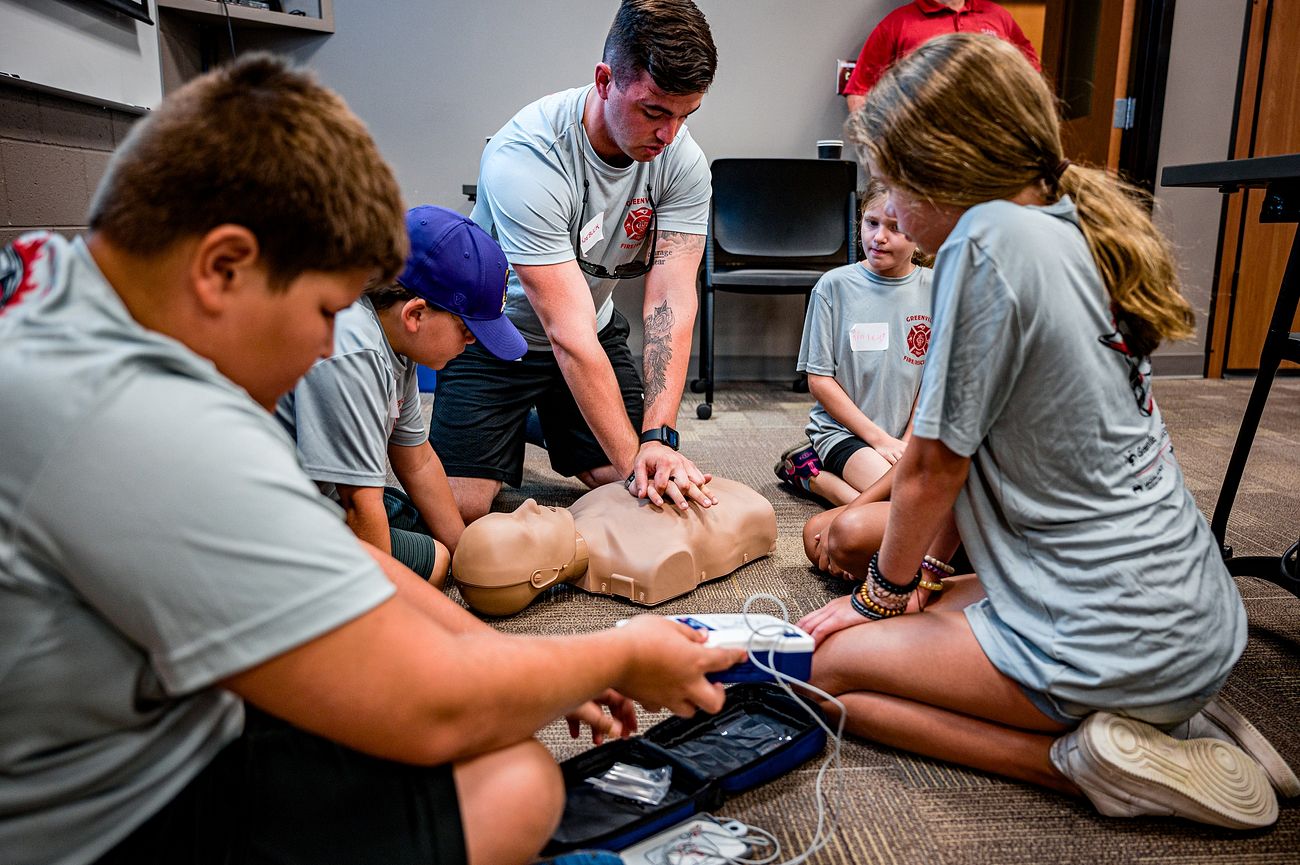 CPR training in saving lives in the classroom